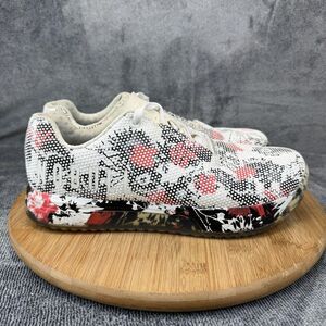 NOBULL Trainer Shoes Womens Size 11 White Floral Training Sneakers Athletic